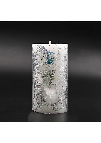 Set of 3 Metallic Pillar Candles - Navrang Aroma Candles
