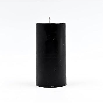 Black Scented Pilar Candle - Refreshing & Fragrance Candles for Home Décor