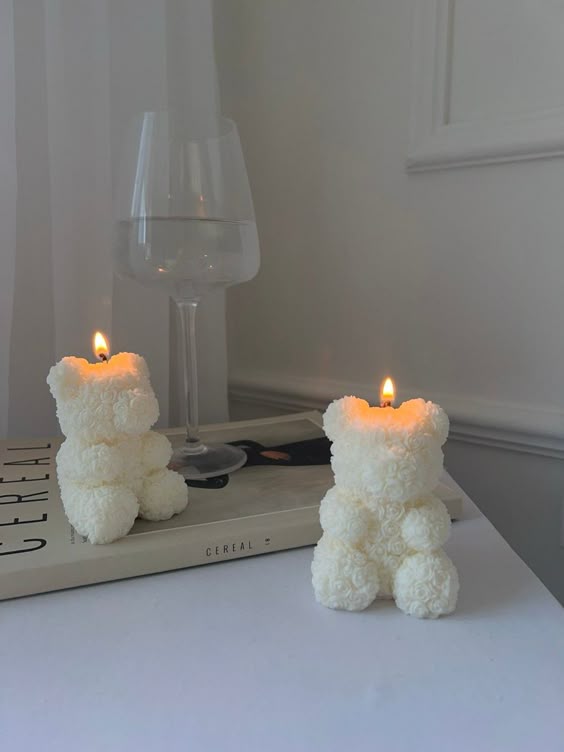 Teddy candle