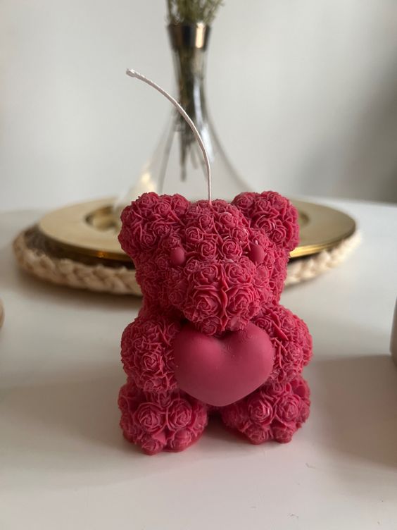 Teddy Candle