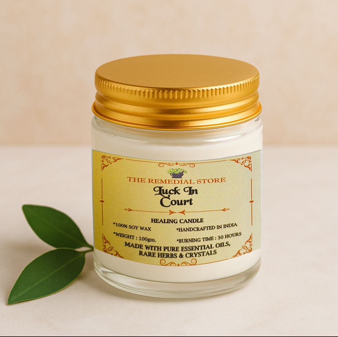 Come To Me Healing Candle – 100% Soy Wax, 100g – Made with Essential Oils, Herbs & Crystals