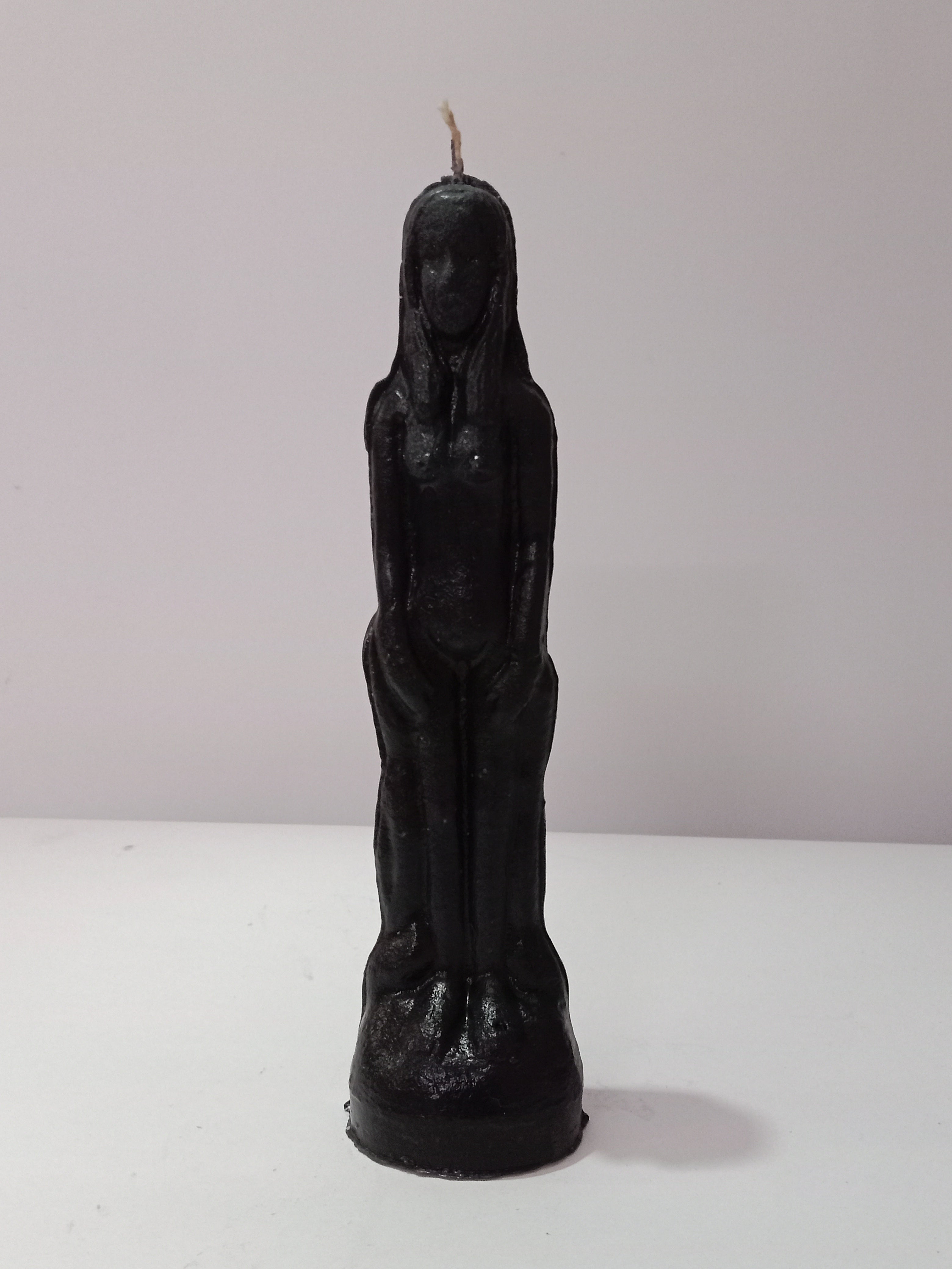 Handcrafted Green Female Figure Candle | Artistic Body Sculpture | Navrang Aroma Candles