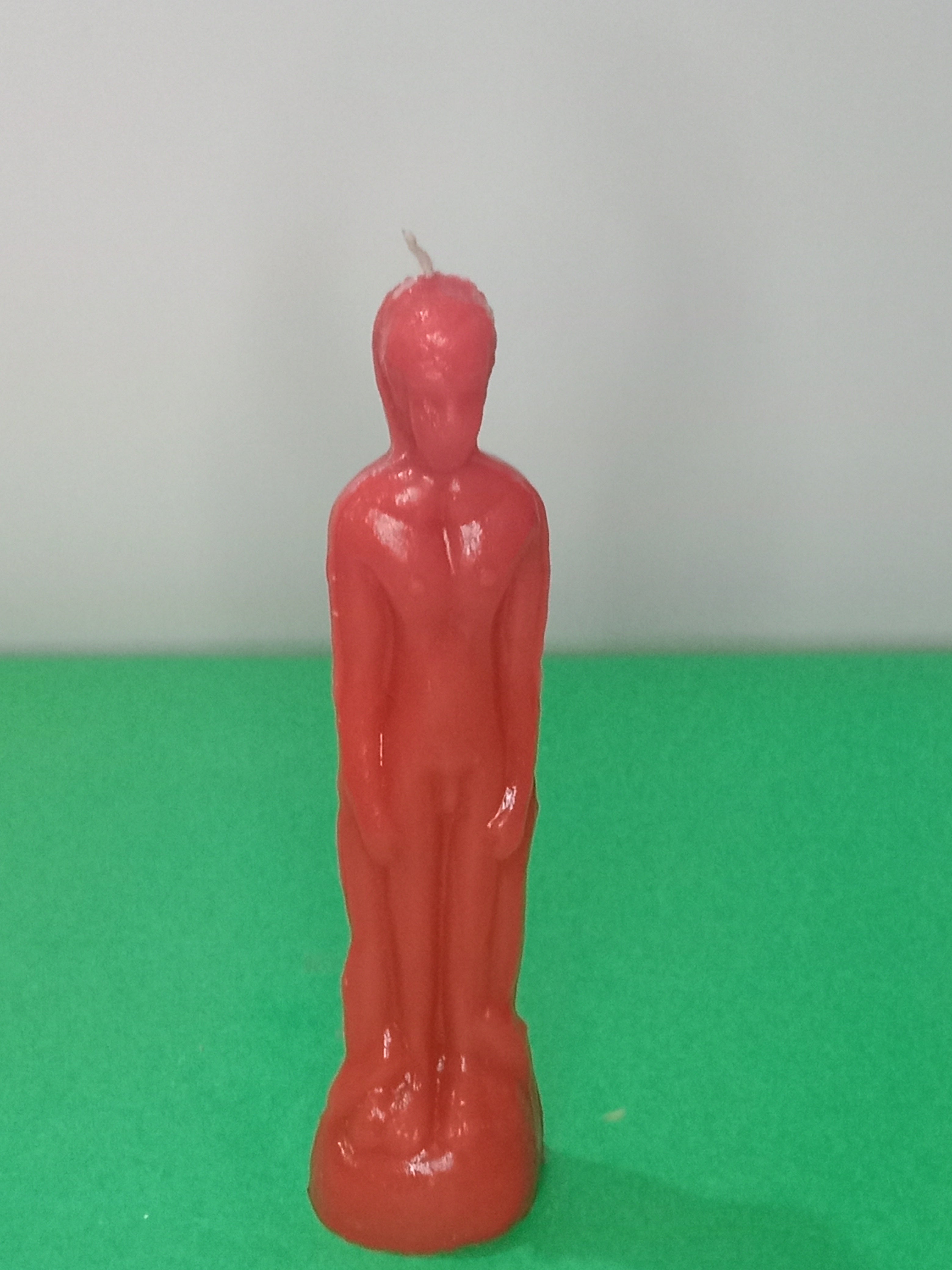 Handcrafted Green Female Figure Candle | Artistic Body Sculpture | Navrang Aroma Candles