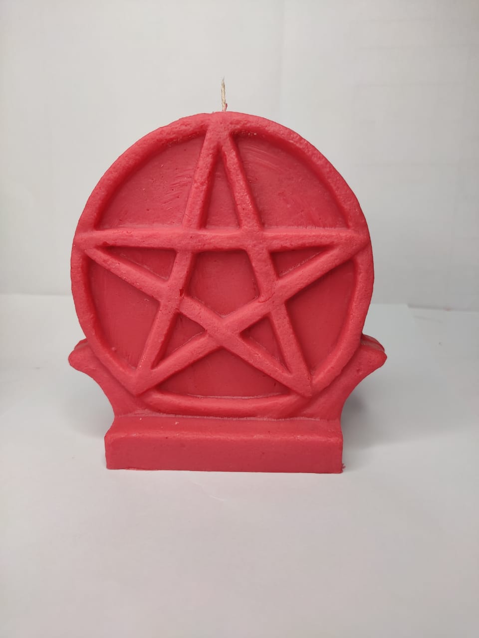 Yellow Pentacle Candle - 400 gm | Aromatherapy Scented Candle | Navrang Aroma Candles