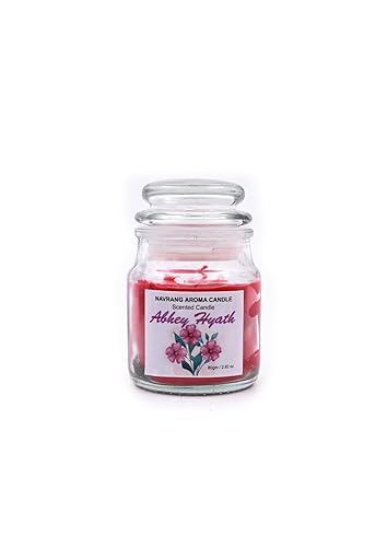 Mogra Scented Yankee Jar Candle - Lasts Upto 48 Hours