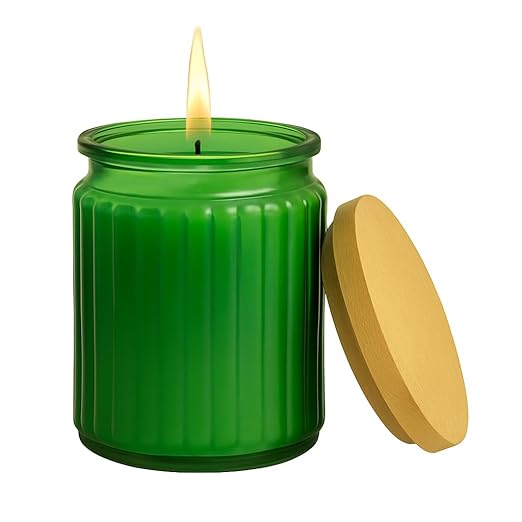Luxury Designer Jar Candle | 100% Soy Wax | 200g | Home Decor & Gifting | The Remedial Store (Green)
