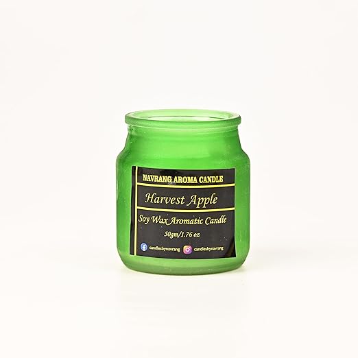 Harvest Apple - NAVRANG Yankee Candle Classic Jar Scented Candles-Relaxing Aromatherapy for Home & Office