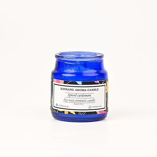 Spiced cardomom - NAVRANG Yankee Candle Classic Jar Scented Candles-Relaxing Aromatherapy for Home & Office