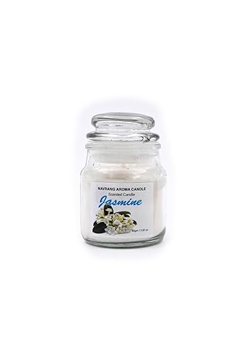 Jasmine Scented Yankee Jar Candle - Lasts Upto 48 Hours - THE REMEDIAL STORE