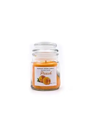 Peach Scented Yankee Jar Candle - Lasts Upto 48 Hours - THE REMEDIAL STORE