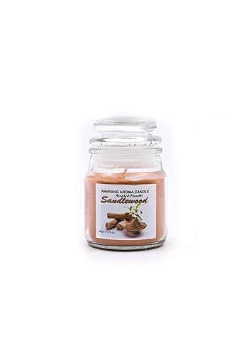 Sandlewood Scented Yankee Jar Candle - Lasts Upto 48 Hours - THE REMEDIAL STORE