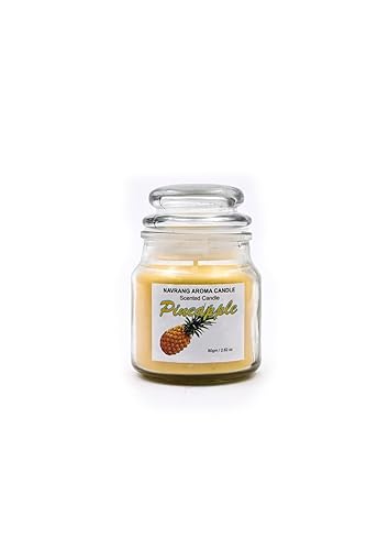 Pack of 3 Pineapple Scented Yankee Jar Candle - THE REMEDIAL STORE